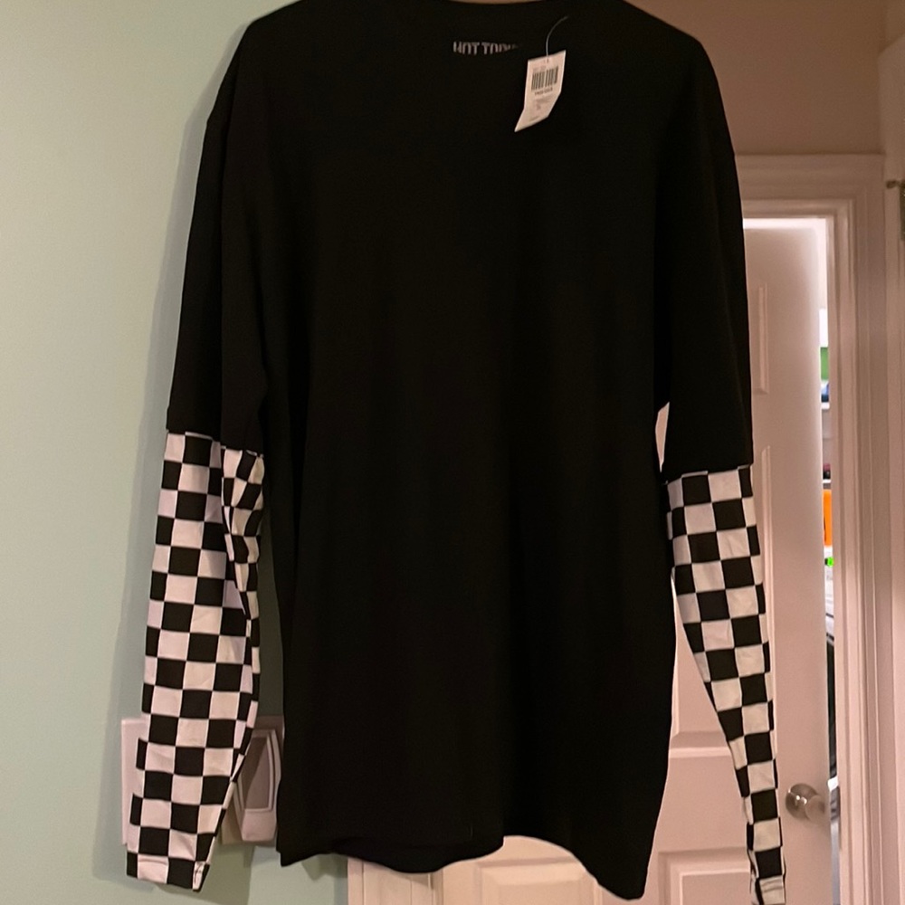 Hot topic checkerboard shirt